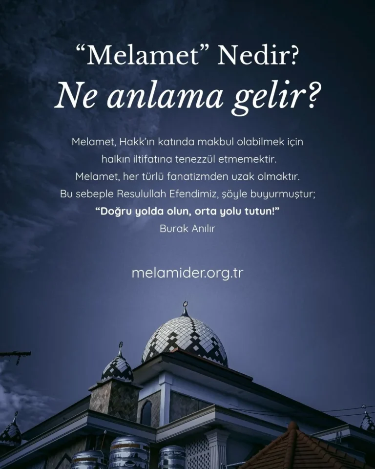 “melamet” nedir